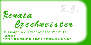 renata czechmeister business card